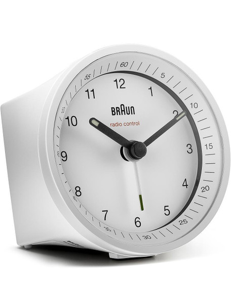 Braun BC07W-DCF classic radio controlled alarm clock