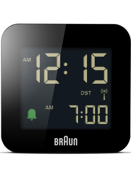 Braun BC08B-DCF digital radio controlled alarm clock