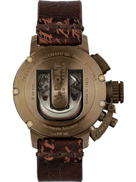 U-Boat 8526 Chimera Bronze Chronograph automatic 46mm 10ATM