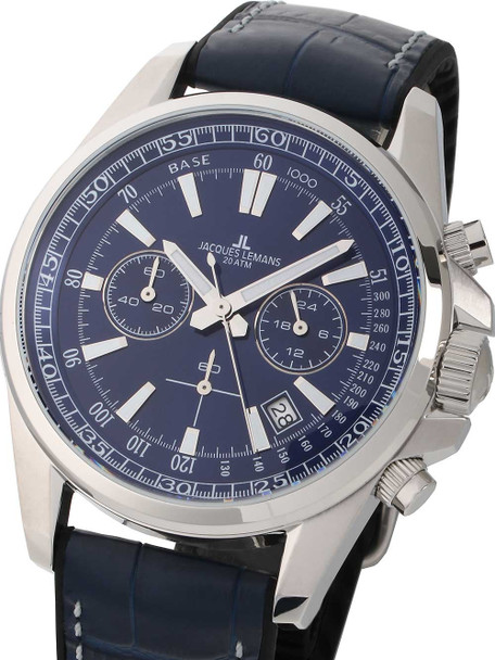 Jacques Lemans 1-2117C Liverpool chronograph 44mm 20ATM