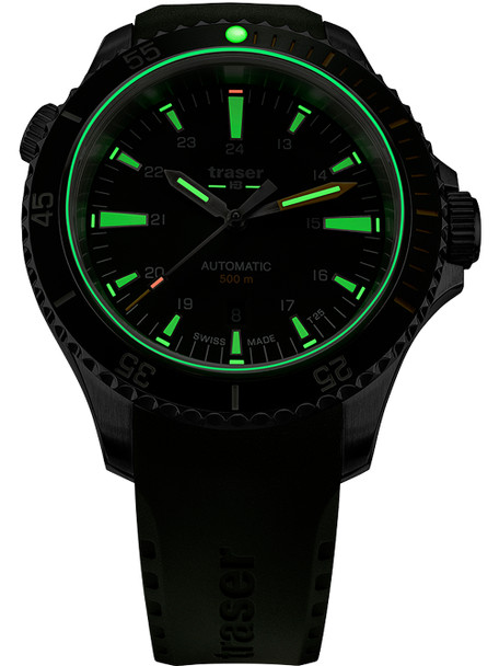 Traser H3 110327 P67 Diver automatic Green 46mm 50ATM