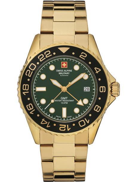 Swiss Alpine Military 7052-1114 Men's watch GMT 42mm 10ATM