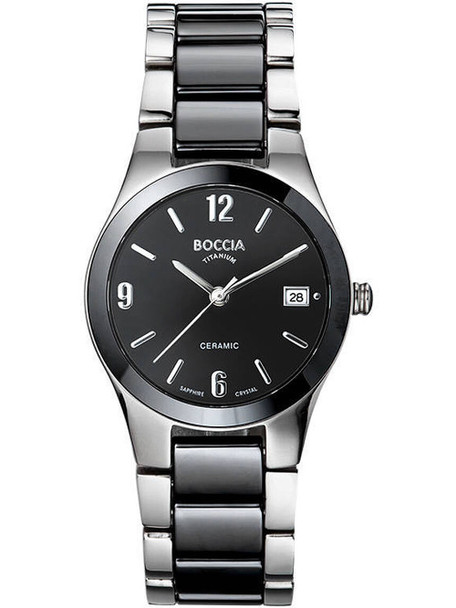 Boccia 3189-02 Women's watch ceramic titanium 32mm 5ATM