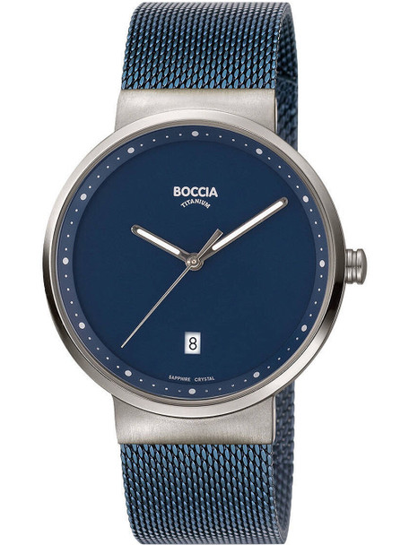 Boccia 3615-05 Men's watch titanium 38mm 5ATM