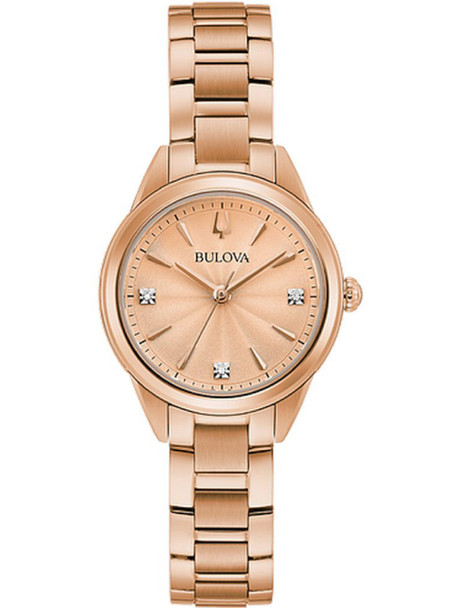 Bulova 97P151 Classic Diamond Women's 28mm 3ATM