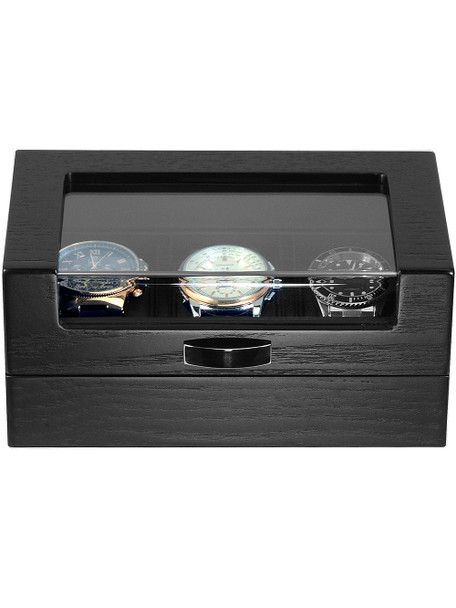 Rothenschild watch box RS-2375-3-OAK for 3 watches black