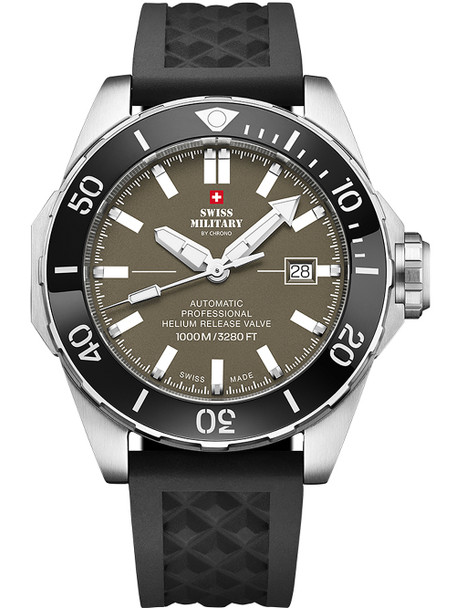 Swiss Military SMA34092-08 automatic Diver 45mm 100ATM