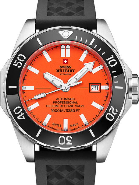 Swiss Military SMA34092-06 automatic Diver 45mm 100ATM