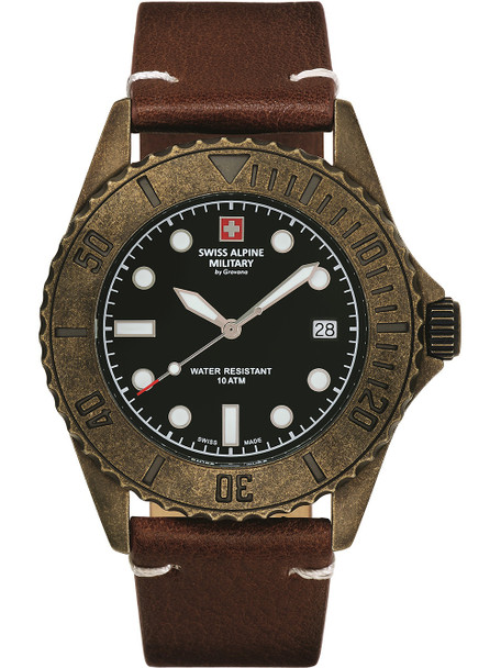 Swiss Alpine Military 7051-1589 Diver Vintage 41mm 10ATM