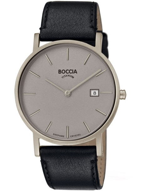 Boccia 3637-01 Men's Watch Titanium 37mm 5ATM
