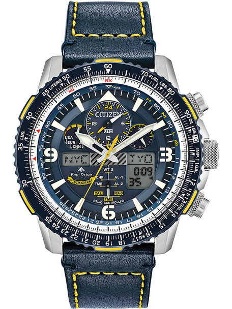 Citizen JY8078-01L Promaster-Sky Blue Angels Radio-Controlled Eco- Drive 45mm 20ATM