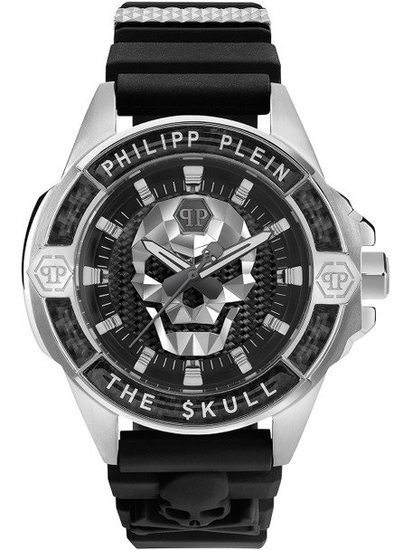Philipp Plein PWAAA1622 The Skull Carbon Fiber 44mm 5ATM