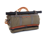 FISHPOND CIMARRON WADER DUFFEL BAG WITH ROD ATTACHED