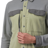 Patagonia Men's Long Sleeved Early Rise Snap Shirt Zip Pocket