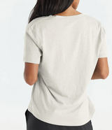 Free Fly Women's Bamboo Heritage V Neck Tee Back