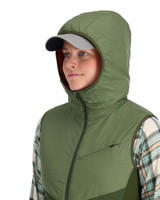Simms Women's Fall Run Hybrid Hooded Vest Hood
