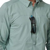 Patagonia Men's River Rambler Hybrid Sun Hoody Sunglass Loop Patagonia Men's River Rambler Hybrid Sun Hoody Sunglass Loop