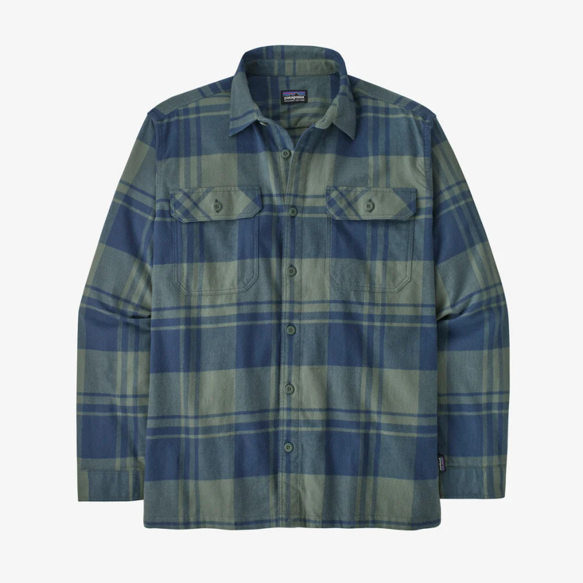 Patagonia Men's Long Sleeved Organic Cotton Midweight Fjord Flannel Shirt Sale