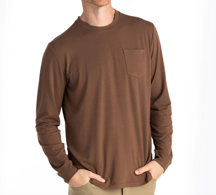 Wyoming Fly Fishing Free Fly Men's Bamboo Lightweight Shore Hoody Moss SALE
