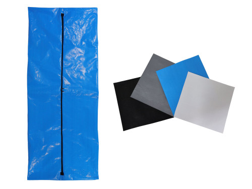 straight zipper chlorine free body bag