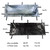 Silver and black  Disaster Bag - 20 Mil - 10 Handle Silver and black  Disaster Bag - 20 Mil - 10 Handle