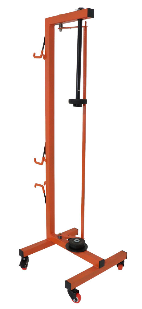 vertical rack for shrouds
