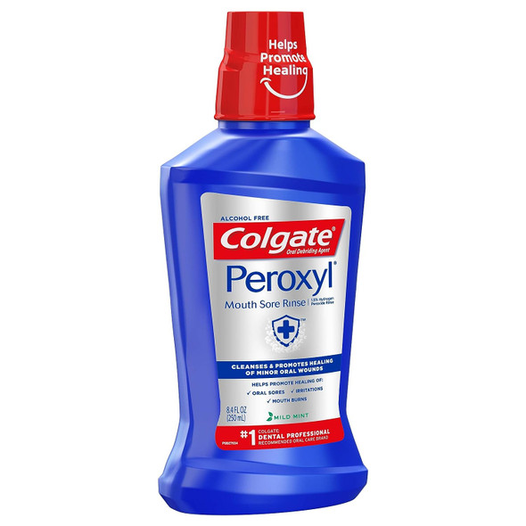 Colgate Peroxyl Antiseptic Mouthwash
