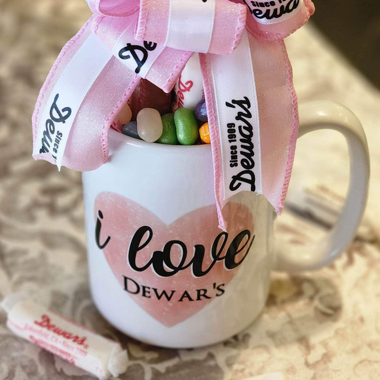 Customised girly aesthetic pink mug, Valentines day gift idea for