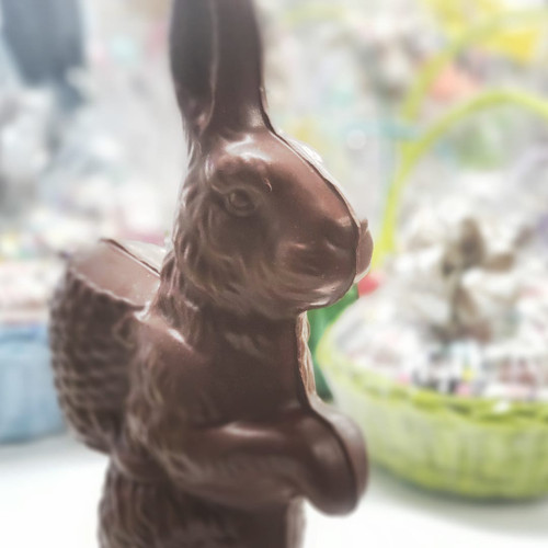 17" Chocolate Easter Bunny