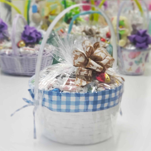 Easter Basket - Plaid Cloth