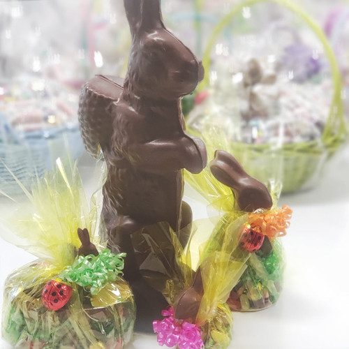 17" Chocolate Easter Bunny
