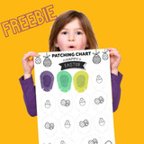FREEBIE : Easter patching chart