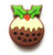 Blinx Christmas Pudding eyewear charm for glasses