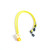 Yellow Glasses strap with flower