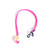 Pink Glasses strap with flower