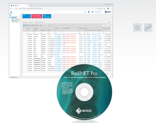 Eizo RadiNET Pro, Eizo Monitor Maintenance Software, Eizo Management Software, Eizo Software, Monitor Maintenance Software