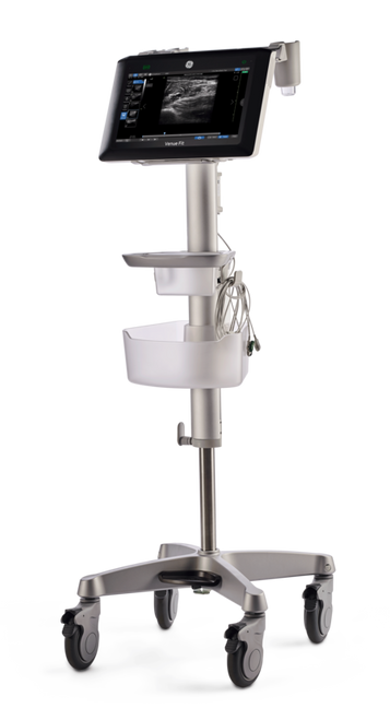 GE Venue Fit ultrasound system, portable point-of-care ultrasound (POCUS), compact bedside ultrasound machine, AI-enabled ultrasound for critical care, GE HealthCare Venue family ultrasound, best ultrasound for ICU and emergency care
