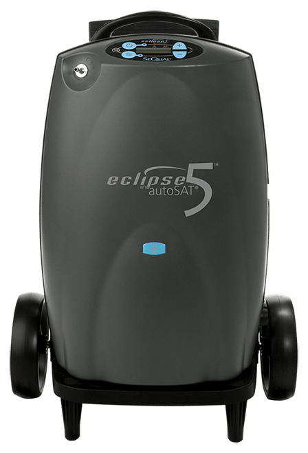 CAIRE Eclipse 5 POC, CAIRE Eclipse 5, portable oxygen concentrator, CAIRE oxygen machine, continuous flow oxygen concentrator, pulse flow oxygen concentrator, oxygen therapy device, home oxygen machine, travel oxygen concentrator, COPD oxygen device, CAIRE POC 
