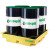 chemical spill containment pallet, polyethylene spill pallet 4 drum, forklift spill pallet system, heavy duty drum bund pallet, industrial spill tray 205L drum, chemical drum storage pallet, hazardous liquid storage pallet, oil drum spill containment system, warehouse spill containment pallet, factory chemical storage safety pallet, Ecospill 4 drum spill pallet