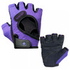 Harbinger Women's FlexFit Gloves Black/Purple (Small)