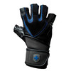 Harbinger Training Grip WristWrap Glove Black/Blue (Small)