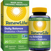 RenewLife Organic Daily Balance Probiotics + Prebiotics 60 Vegetable Capsules