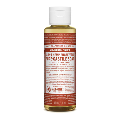 Dr. Bronner's - Pure Castile Liquid Organic Soap Eucalyptus (4 oz)