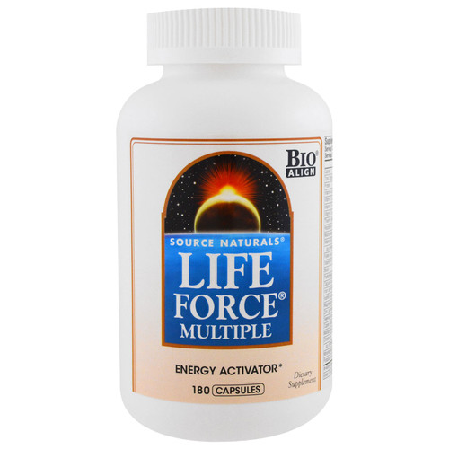 Source Naturals Life Force with Iron 180 Capsules