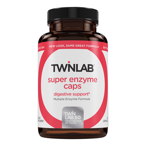 Twinlab Super Enzyme Caps 200 Capsules