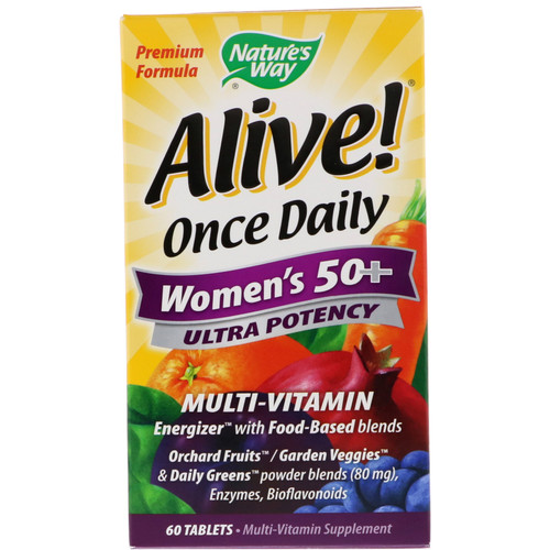 Nature's Way Alive Once Daily for Women 50+ 60 Tablets