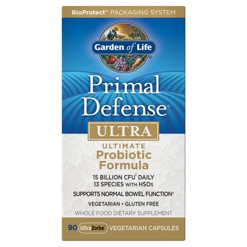 Garden of Life Primal Defense Ultra Probiotic Formula 90 Vegan Capsules