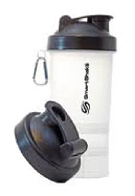 SmartShake Black XL Edition Clear Black 20 oz