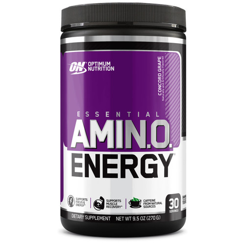 Optimum Nutrition Essential AmiN.O. Energy Concord Grape 30 Servings