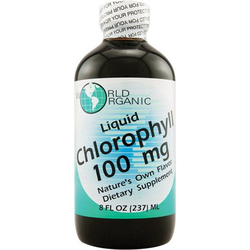 World Organic Liquid Chlorophyl 100 mg 8 fl oz